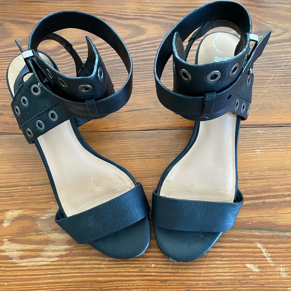 Joes Denim rocker chic low heeled sandals